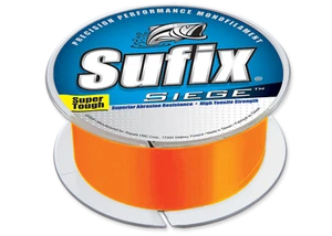 Sufix Siege Monofilament Fishing Line 3000 Yds, 14 Lb., Neon Tangerine - Picture 1 of 1