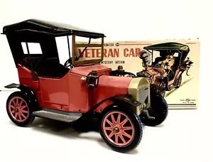VINTAGE BATTERIEBETRIEBENES MYSTERY ACTION VETERANENAUTO BLECHSPIELZEUG RAUCHT! - Bild 1 von 10