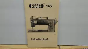 Manual de instrucciones para máquina de coser industrial Pfaff 145 - Imagen 1 de 3