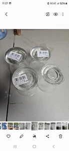 Four Vintage La Rochere Glasses Four Fleur de Lis Short Tumblers Collectable - Picture 1 of 6