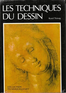 Livre les techniques du dessin Karel Teissig book idéal pour cadeau - Picture 1 of 2