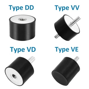 Gummipuffer Schwingungsdämpfer Gummilager Typ VV & VD & VE & DD  - Bild 1 von 3