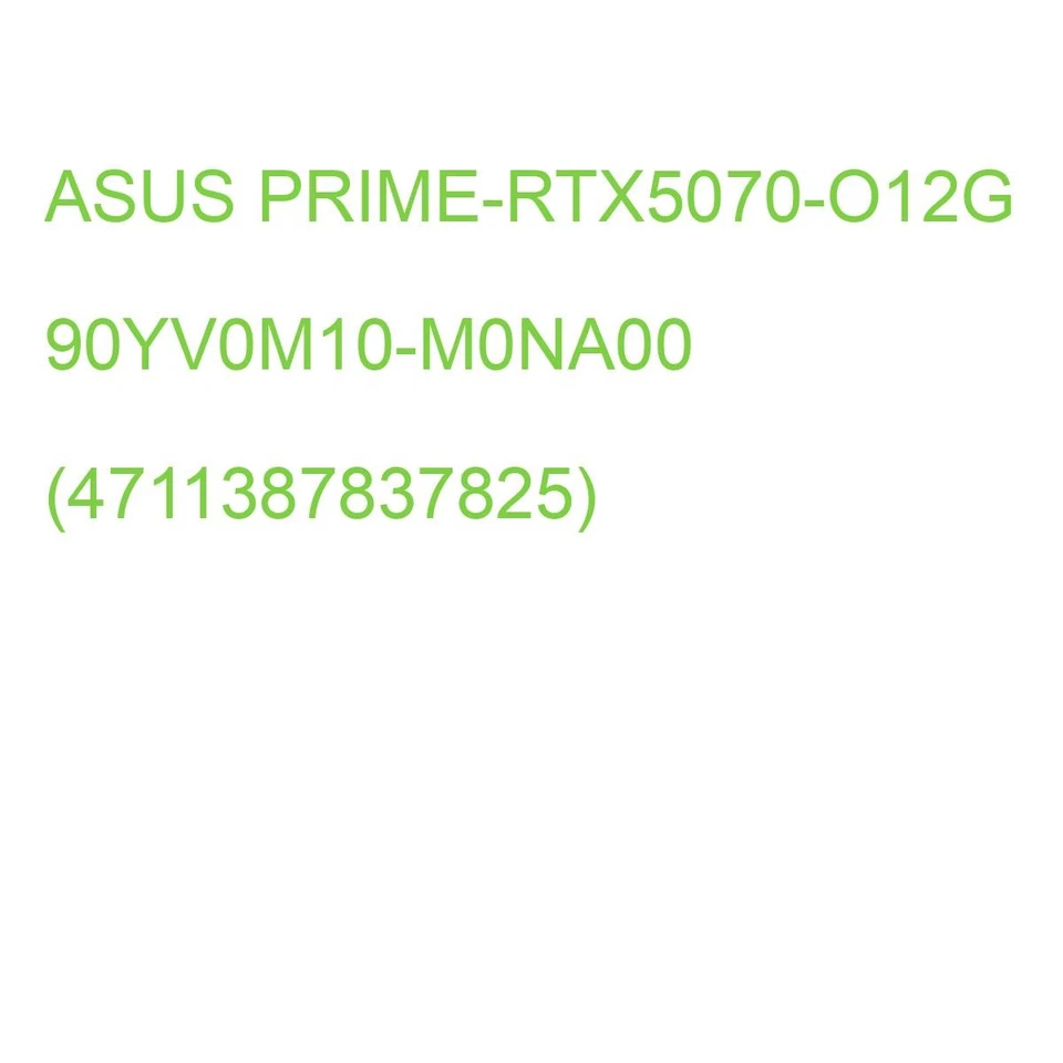ASUS PRIME-RTX5070-O12G 90YV0M10-M0NA00 (4711387837825)