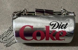 Licensed Diet Coke Can Evening Bag Coca-Cola Clutch Purse Crossbody Chain Strap - Picture 1 of 7