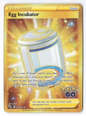 Egg Incubator (Secret) 087/078 - Pokemon GO Gold Rare Holo NM - Image 1 of 2