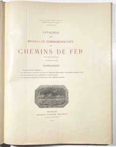 Moyaux - Catalogue des Medailles Commemoratives de Chemins Eisenbahn Numismatik - Picture 1 of 1