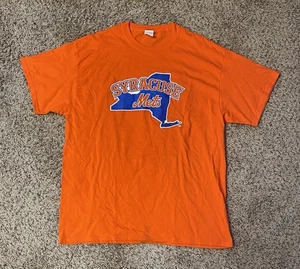 Syracuse Mets “Ritter #13” Player Shirt XL – Port & Company Orange Tee - Picture 1 of 3