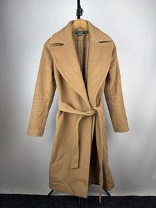 Vintage 00s Luxury Polo Ralph Lauren Coat Old Money Retro Women’s 2 / XS-S Size - Picture 1 of 13