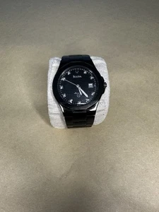 Men’s Bulova Marine Star Diamond Accent Black Wrist Watch With Dial - Picture 1 of 5