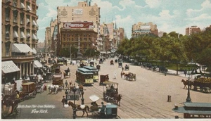 Cartolina New York City 1905 Nord da Flat-Iron Building vista strada - Foto 1 di 2