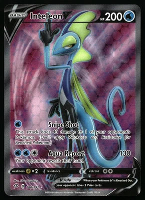 Inteleon V (Full Art) #180/192 Pokemon SWSH02: Rebel Clash - Image 1 of 2