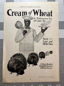 1907 Cream of Wheat Print Ad / Poster Vintage VTG - Ready to Frame - Picture 1 of 1