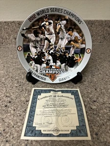 Targa commemorativa San Francisco Giants 2012 World Series Champions autentica - Foto 1 di 7