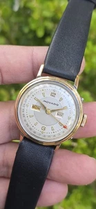 Reloj Manual Movado Triple Calendario Para Hombre Vintage Años 40 Estuche Dos Tonos 32.5mm  - Imagen 1 de 24