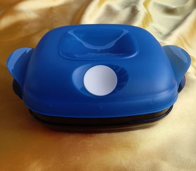 Tupperware Micro fix 475 ml - Blau - Mikrowellengeschirr mit Ventil - Bild 1 von 4