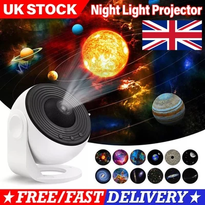 4K HD Planetarium Projector Galaxy Starry Sky Nebula Space LED Night Light Gifts