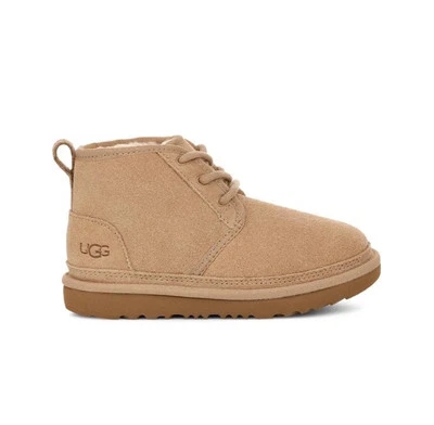 UGG Neumel II стриженный мех чукка загрузки 1017320K - каштановый коричневый замши - большой детей 4US - Изображение 1 из 4
