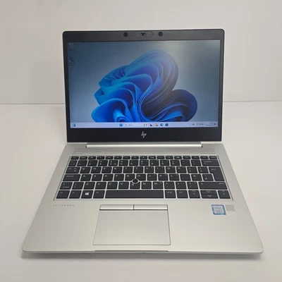 HP Elitebook 830 G5 512GB SSD 16GB RAM Intel Core i7-8550U Windows 11 Pro Laptop - Image 1 of 4