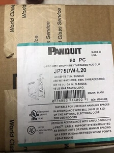 Panduit JP75W-L20 J-Pro Wall Mount Cable Hook Support System, 50-Pack - Picture 1 of 2