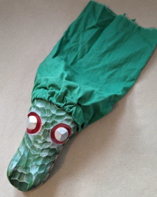Handpuppe Holz Krokodil von Decor-Spielzeug - Bild 1 von 4