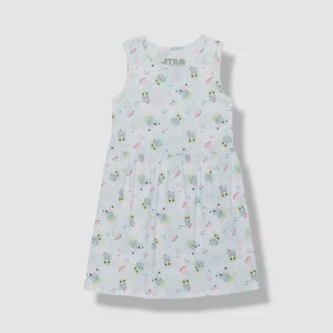 Star Wars Kids Girl's Blue Sweet Child Sleeveless Tank Dress Size 5 - Picture 1 of 3