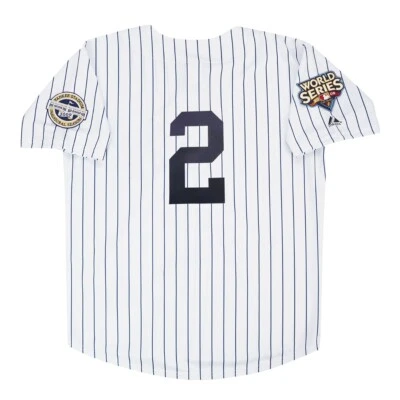 Derek Jeter 2009 New York Yankees World Series White Home Men's Jersey (S-3XL) - Image 1 of 4