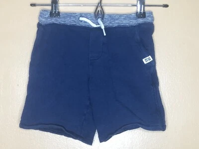 Carter’s Boy's Size 5T Shorts French Terry Blue Pull On Drawstring NWT - Image 1 of 4