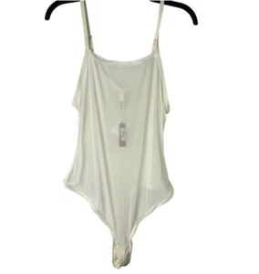 New SKIMS Plus Size Mesh Sheer Summer Strappy Cami Thong Bodysuit Size 4XL - Picture 1 of 12