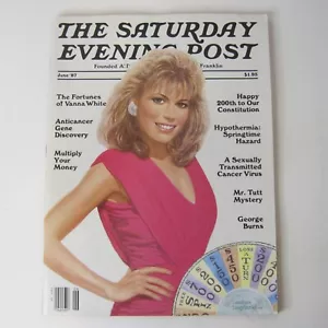 THE SATURDAY EVENING POST June 1987 - Vanna White Cover - Picture 1 of 22
