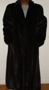 Abrigo de piel de visón American Legend Ranch de 50" de largo para hombre talla 52-54 ENVÍO GRATUITO - Imagen 1 de 7