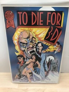 TO DIE FOR in 3-D #1 [1989] BLACKTHORNE 3-D SERIES #64 Dracula - Picture 1 of 4