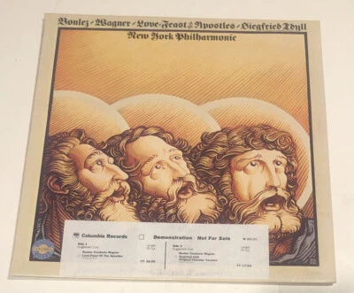 New York Philharmonic Boulez Conducts Wagner Ex, Promo Copy 1978 Masterworks - Image 1 of 4
