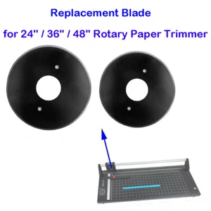 New Replacement Blades for 24" / 36" / 48" Rotary Paper Cutter Trimmer - Picture 1 of 11
