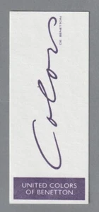Werbekarte - Advertising Card - Colors de Benetton - Bild 1 von 1