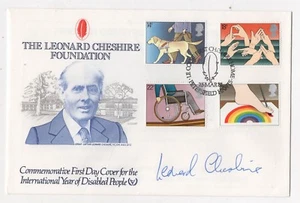 1981 Year of the Disabled Cotswold edición oficial limitada firmada por Leonard Cheshire. - Imagen 1 de 1
