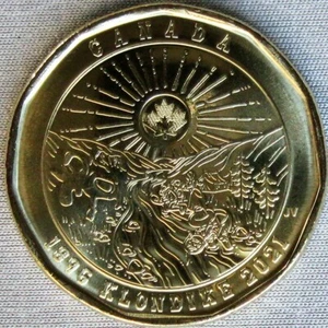 CANADA / KANADA_1 Dollar 2021_Klondike Gold Rush_normal_lose_unc - Bild 1 von 4