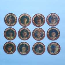 1991 (6)-1992 (12) 7-11 SUPERSTAR ACTION COINS BY SCORE