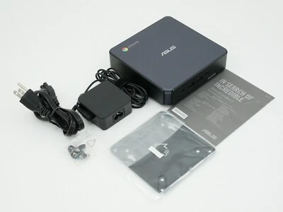 ASUS Celeron 3865U RAM 4GB SSD 32GB CHROMEBOX 3-N017U - Image 1 of 4