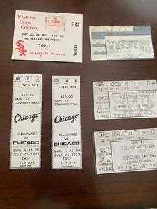 Four (4) Chicago White Sox Home Game Ticket Stubs -Bonus - Picture 1 of 2