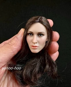 Cabeza femenina esculpida 1/6 para muñeca figura bronceada de 12"" Phicen TBLeague S09 - Imagen 1 de 3