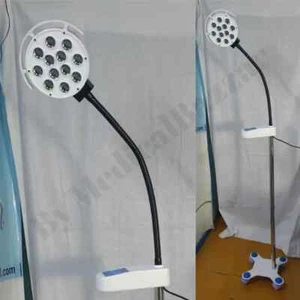 Lámpara OT portátil de 12 LED OT para examen y luz quirúrgica para quirófano - Imagen 1 de 6