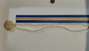 Perlenkette mit keltischem Notenanhänger   - Bild 1 von 9