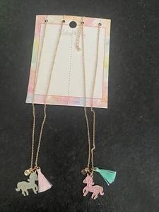 Ruby & Ry Let's Be Unicorns Best Friends Tear and Share Necklace(s) - Picture 1 of 4