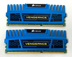 CORSAIR VENGEANCE 2X 8GB (2x4GB) 1600MHz DDR3 RAM CMZ8GX3M2A1600C9B *PROBADO* - Imagen 1 de 2