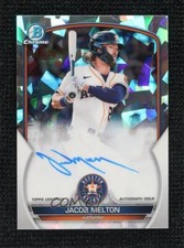 2023 Bowman Chrome Prospect Atomic Refractor 43/100 Jacob Melton #CPA-JML Auto