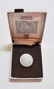 Stieff Zinn Smithsonian Replik George Washington Einweihung Knopf Anhänger - Bild 1 von 7