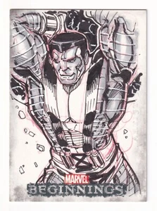 Colossus 2012 UD Marvel Beginnings S2 Artist Sketch Card Richard McWilliam 1/1 - Picture 1 of 2