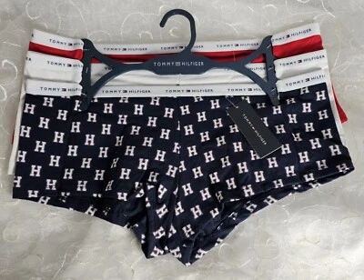 Tommy Hilfiger 3 件装 男孩短裤 XL 纯红色、白色和海军蓝 带标志 棉弹力 — 第 1/4 张图片