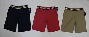 NEW BOYS CHAPS SHORTS WITH BELT NWT VARIOUS SIZES & COLORS - Picture 1 of 12