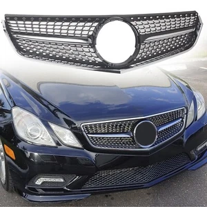 Para Mercedes Benz Clase E W207 C207 Coupe 09-13 E250 E350 E550, rejilla negra - Imagen 1 de 12